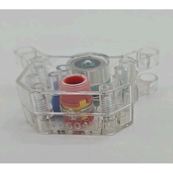 KNex Replacement Part Piece 1 Power Spring Pull Back Wind Up Motor Clear Plastic - Picture 5 of 10